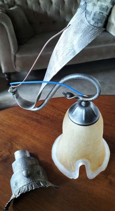 Vintage looking lamp shade