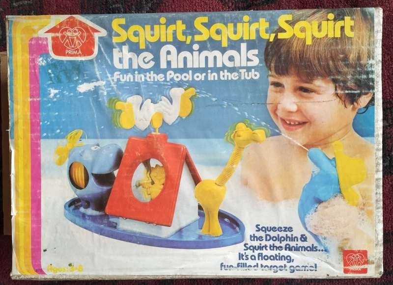 New old stock - Prima Toys - Squirt Squirt Squirt the animals