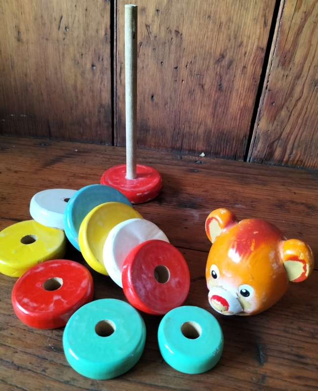 Vintage educational toy - Wood