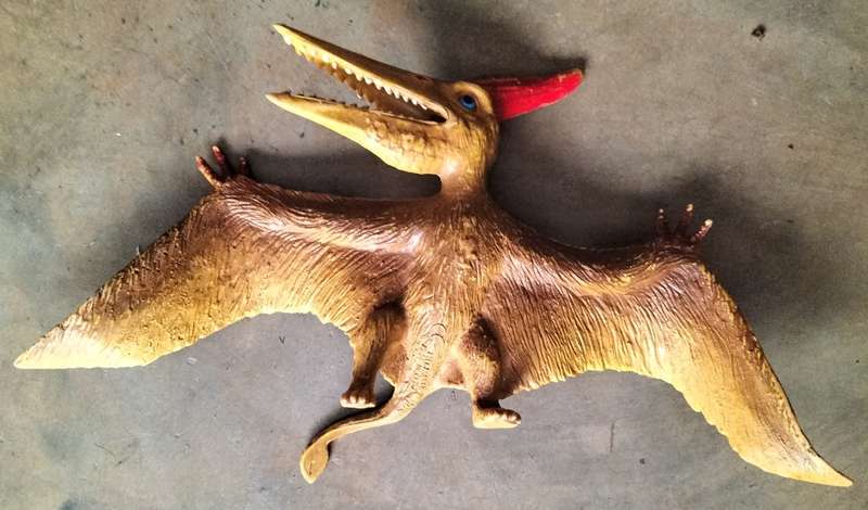 Vintage plastic dinosaur toy