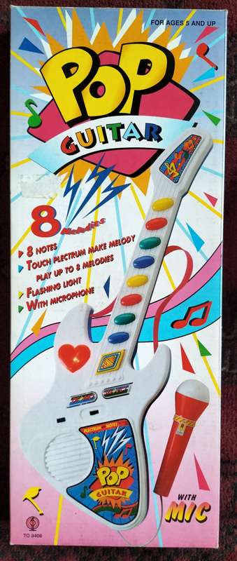 Old new stock - vintage toy - Pop Guitar