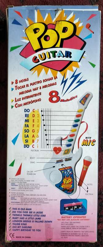 Old new stock - vintage toy - Pop Guitar