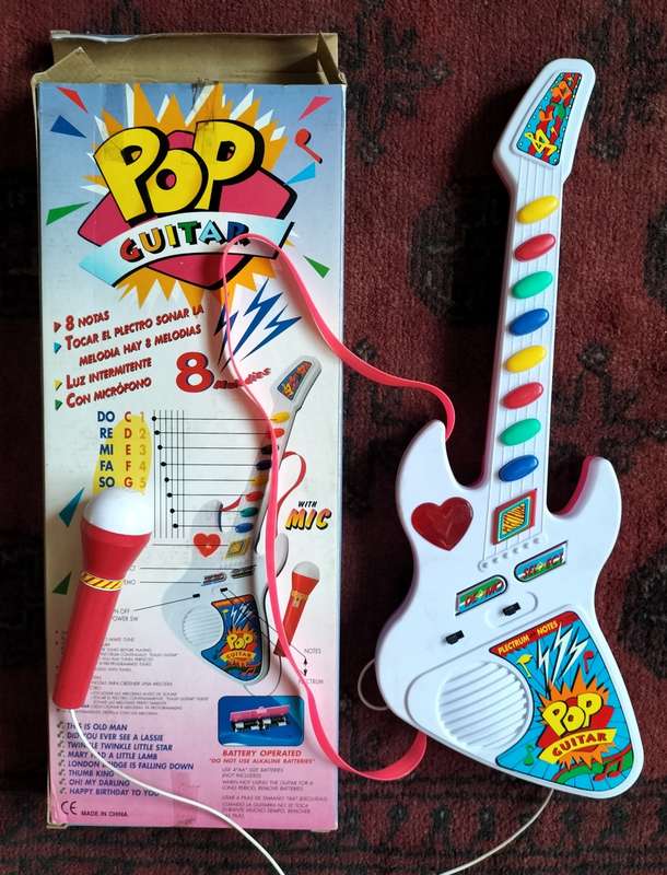 Old new stock - vintage toy - Pop Guitar