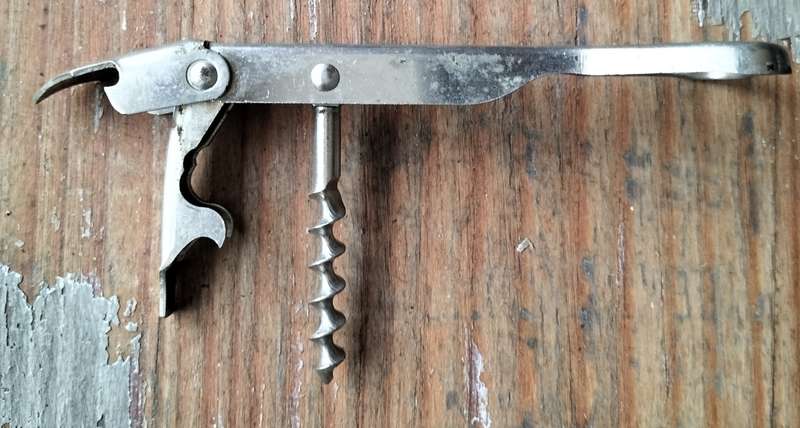 Vintage corkscrew / cork screw and bottle opener