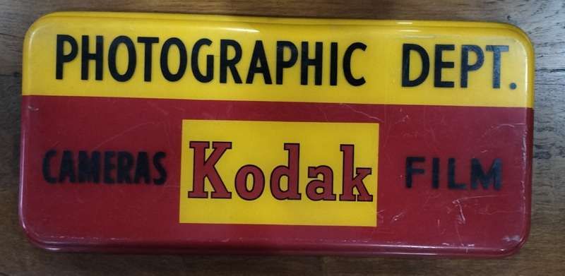 Vintage Chemist Kodak advertising  light box lens