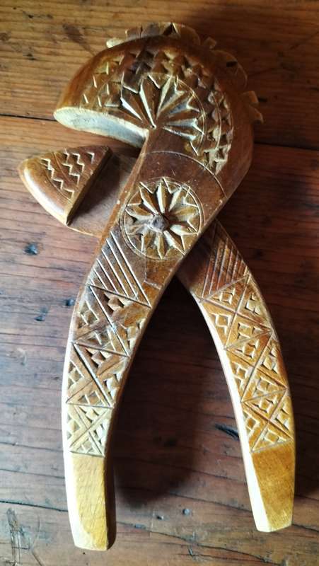 Vintage wooden Nutcracker - fine carving