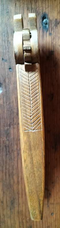 Vintage wooden Nutcracker - fine carving