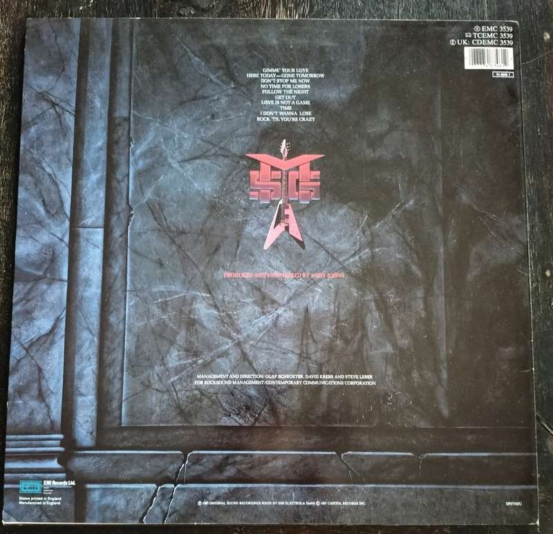 Vintage Vinyl / LP - McCauley Schenker Group - Perfect Timing