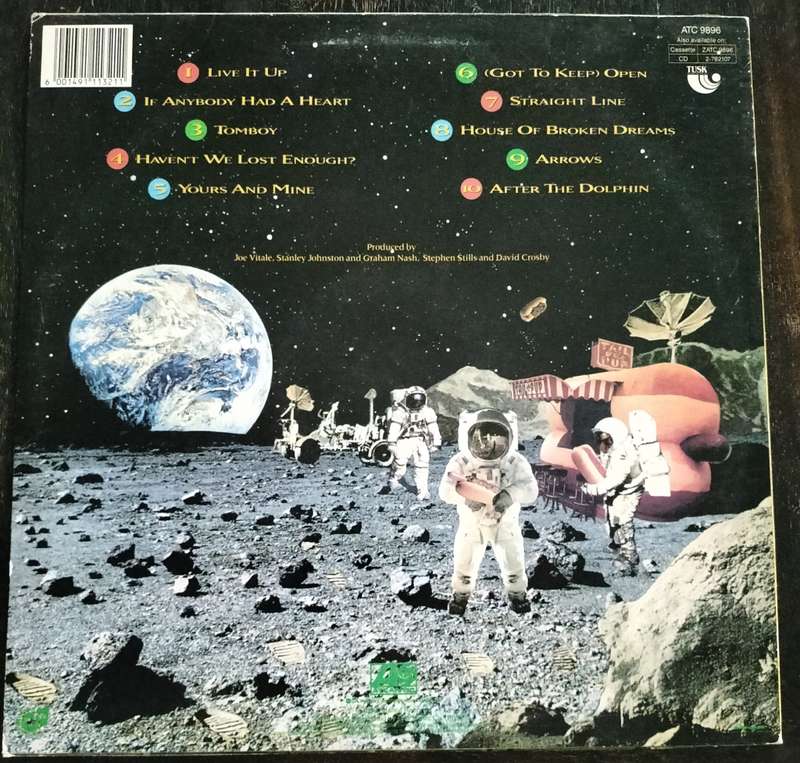 Vintage Vinyl / LP - Crosby, Stills & Nash - Live it up