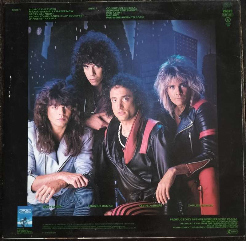Vintage Vinyl / LP - Quiet Riot - Condition Critical