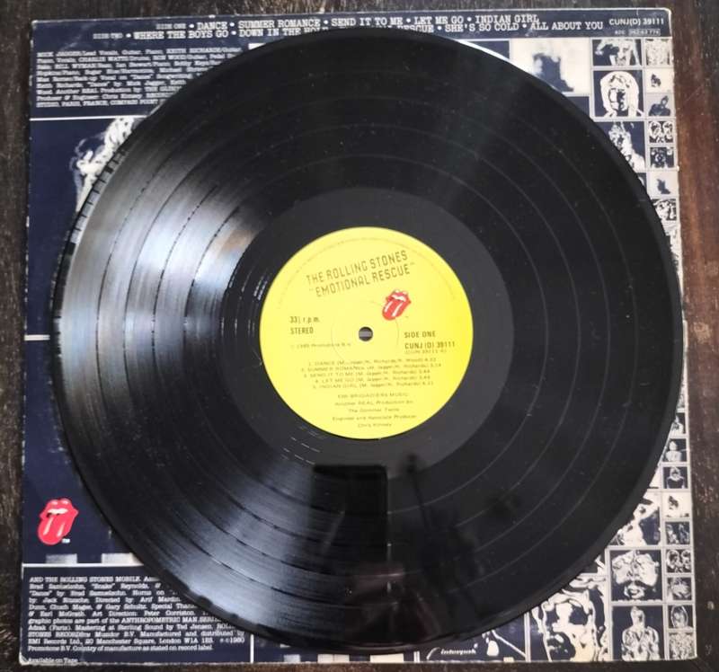 Vintage Vinyl / LP - Rolling Stones - Emotional Rescue