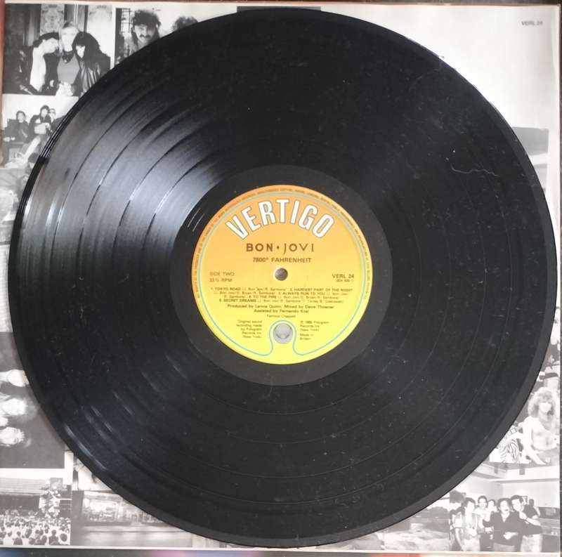 Vintage Vinyl / LP - Bon Jovi - 7800 Fahrenheit