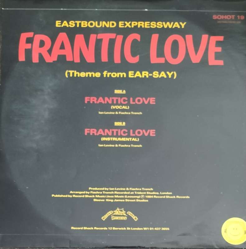 Vintage MAXI LP / Vinyl - Eastbound expressway - Frantic Love