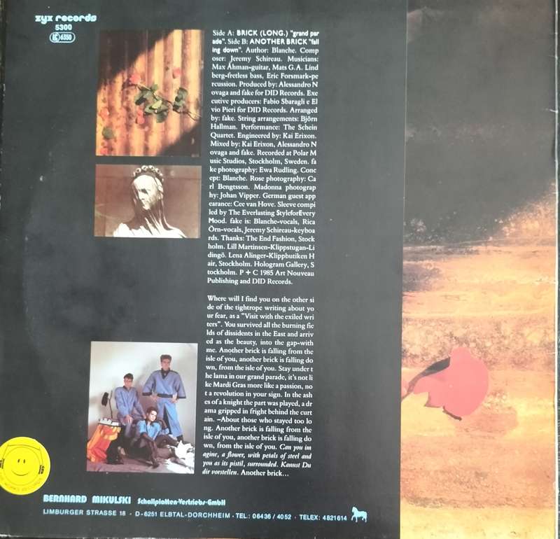 Vintage MAXI LP / Vinyl: Fake - Brick