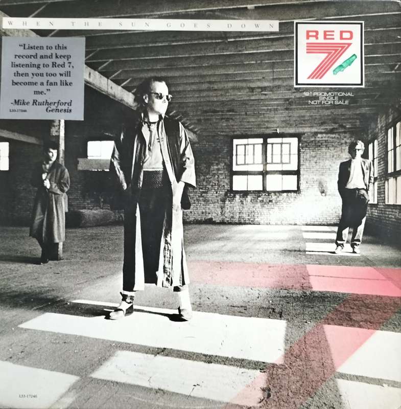 Vintage Promotional Maxi LP / Vinyl: Red 7 - When the sun goes down