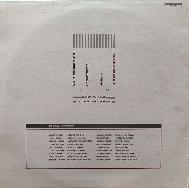 Gary Numan - Cars (Vintage Vinyl / LP)
