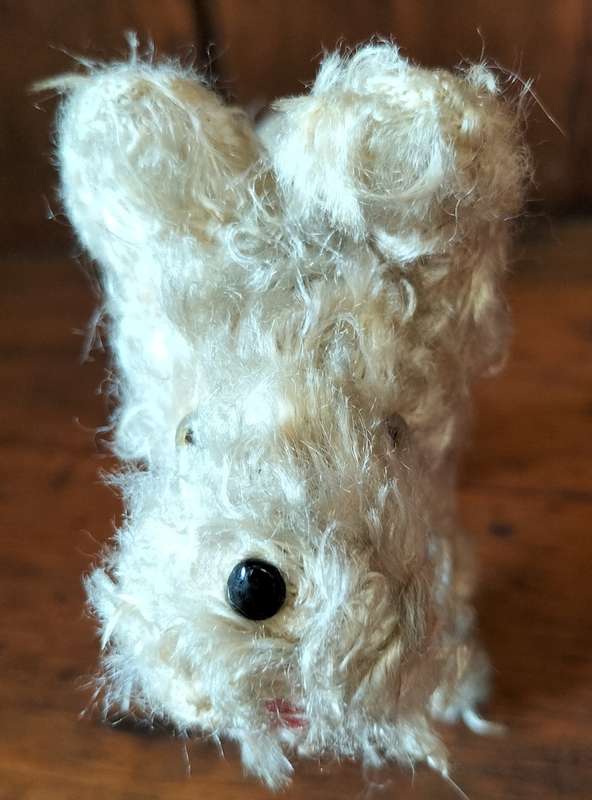 Antique wind-up toy dog (small)
