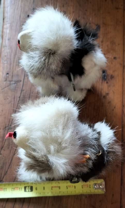 Antique wind-up toy dogs (x2)