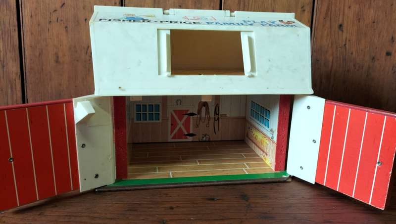Vintage Fisher Price - Play Farm (1960s) - with some issues