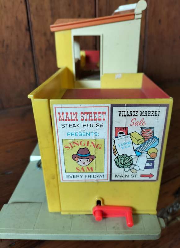 Vintage Fisher Price - Village town (1970s) - incomplete