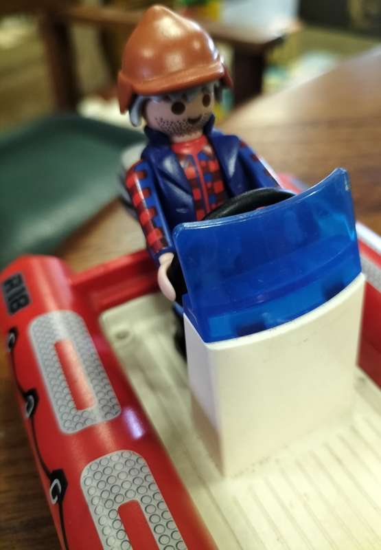 Playmobil motor boat (2015)