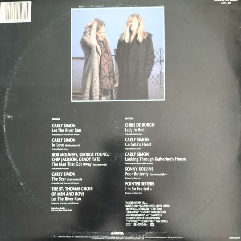 Working Girl - Carly Simon (Vintage Vinyl / LP / Record)