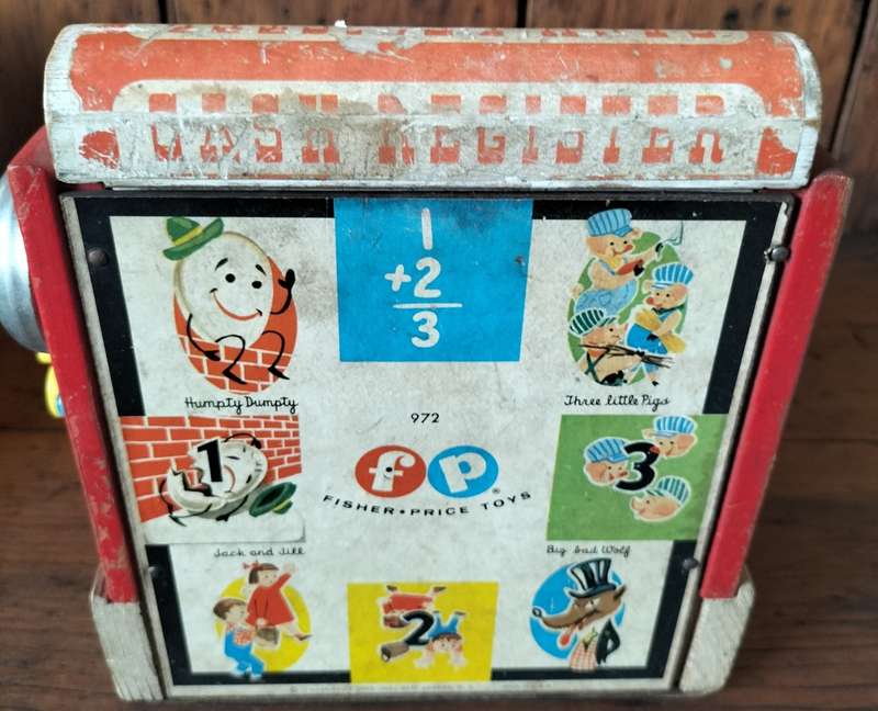 Vintage Fisher Price Cash Register (1960)