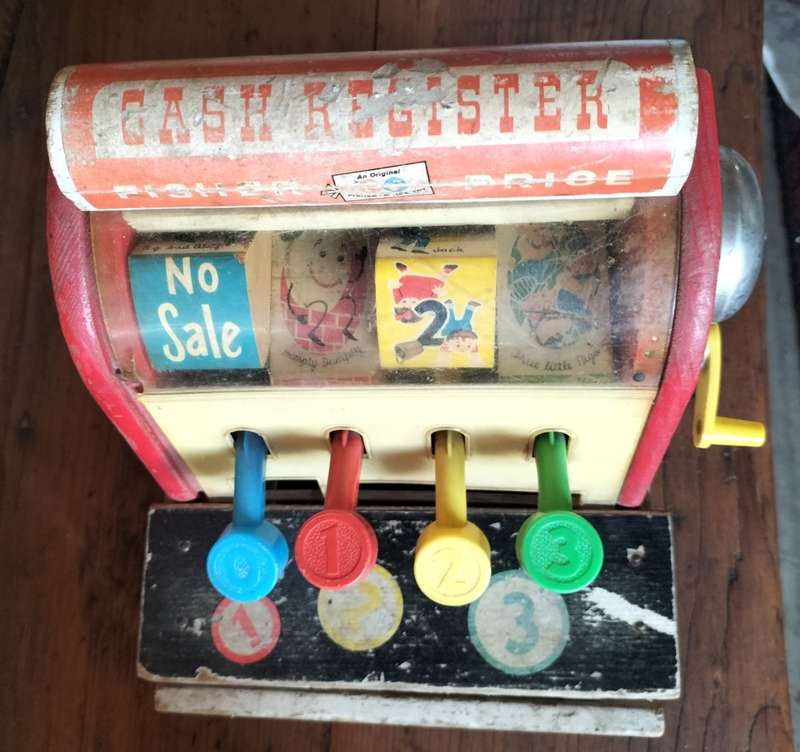 Vintage Fisher Price Cash Register (1960)