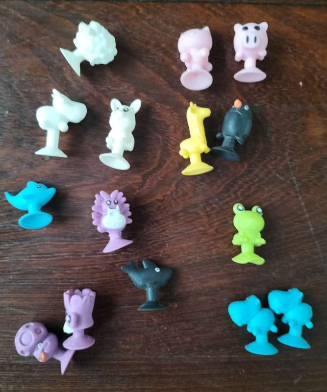 Pick n Pay Stikees case with some figures (not part of same set)