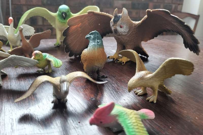 Vintage collection of plastic birds (x20))