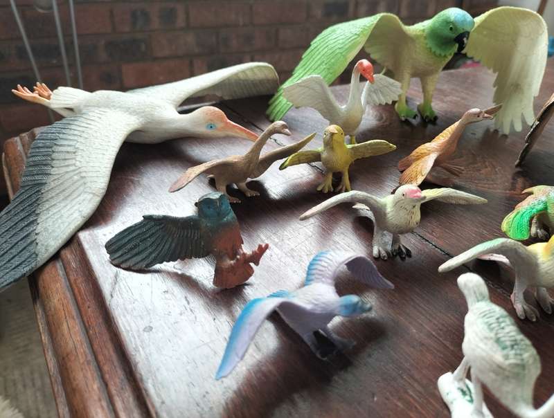 Vintage collection of plastic birds (x20))