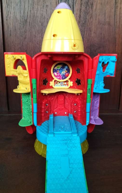 Mickey Mouse battery operated rocket by MattelWalt Disney