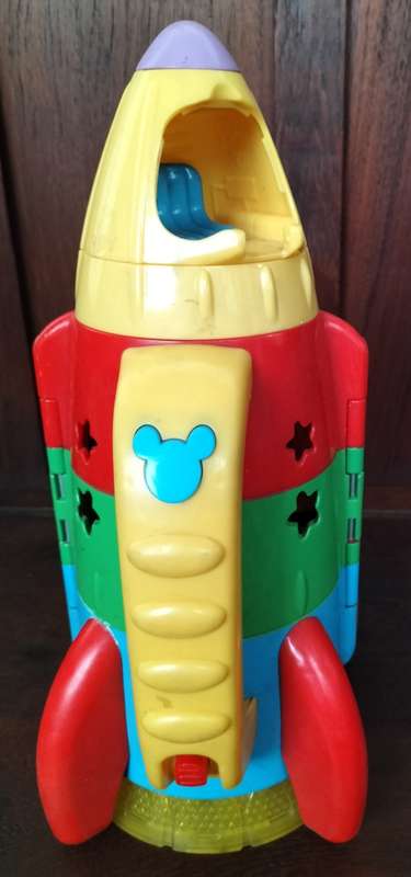 Mickey Mouse battery operated rocket by MattelWalt Disney