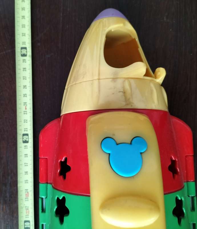 Mickey Mouse battery operated rocket by MattelWalt Disney