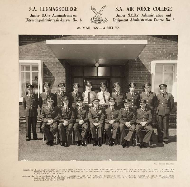 Military photograph - SA Air Force College (1958)