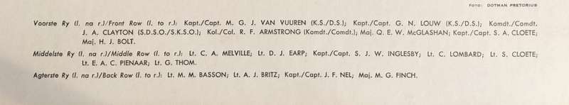 Military photograph - SA Air Force College (1958)