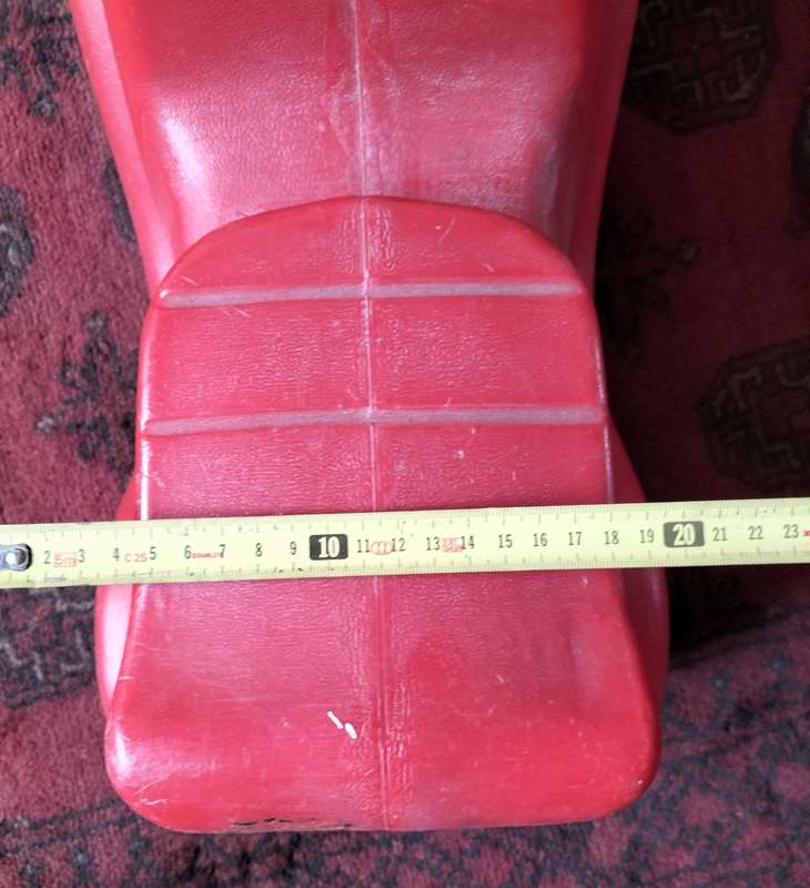 Vintage plastic push scooter
