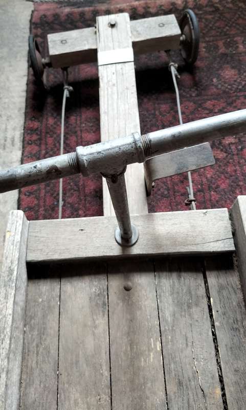 Sturdy wooden soap box cart (kaskar)
