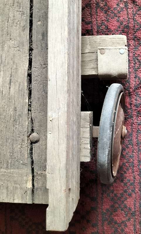 Sturdy wooden soap box cart (kaskar)