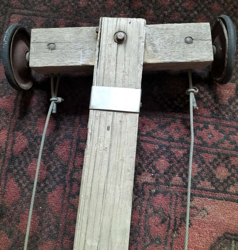 Sturdy wooden soap box cart (kaskar)