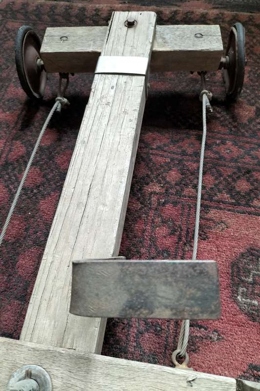 Sturdy wooden soap box cart (kaskar)