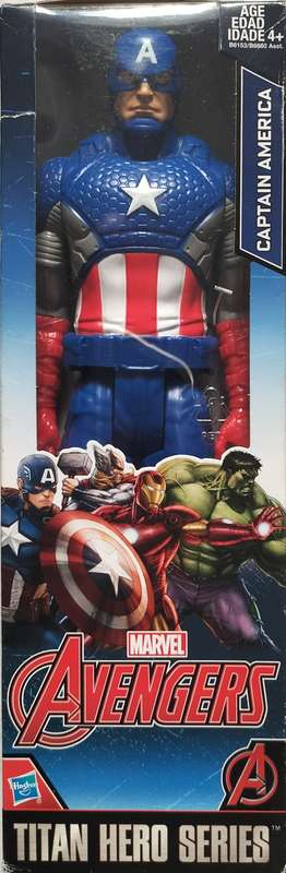 Boxed Captain America (unopened). Marvel Avengers - Titan heros
