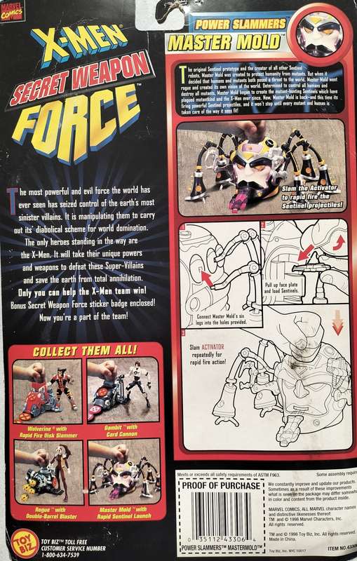 Boxed X-Men power slammer (unopened) - Marvel comics