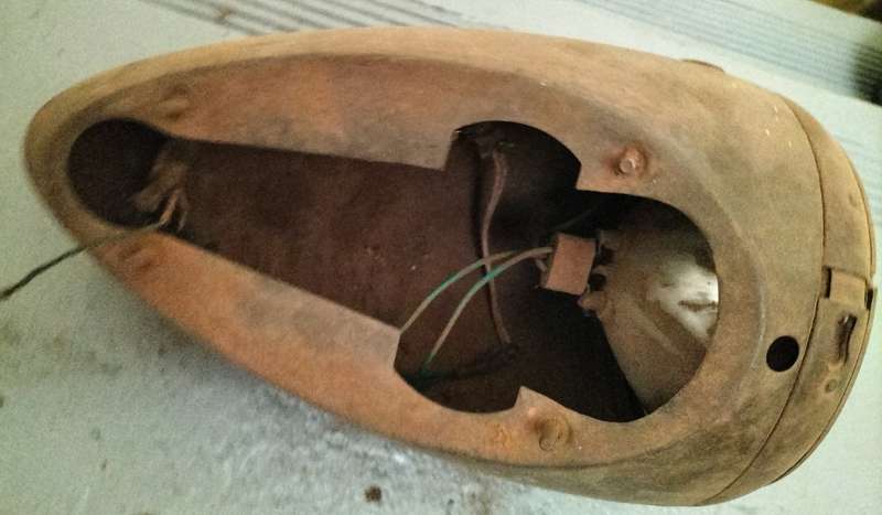 Vintage car headlight for restoration or repurposing