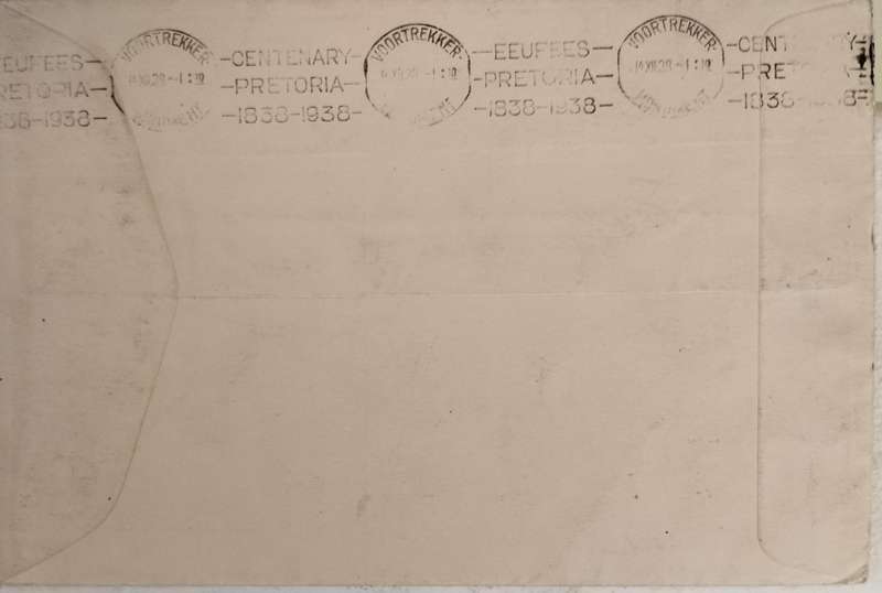 Voortrekker Monument - Commemorative cover - 1938