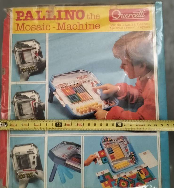 Vintage toy - Pallino Mosaic Machine(New old stock)