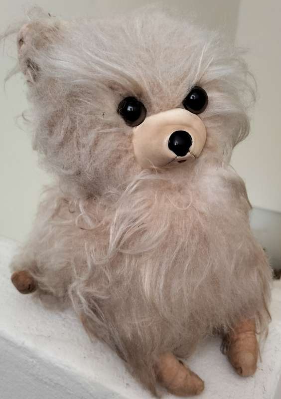 Antique toy dog (missing left ear)