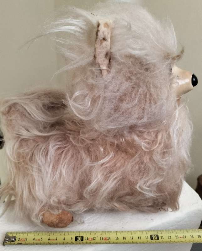 Antique toy dog (missing left ear)