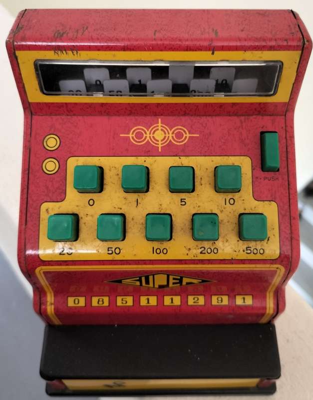 Vintage tin toy - cash register