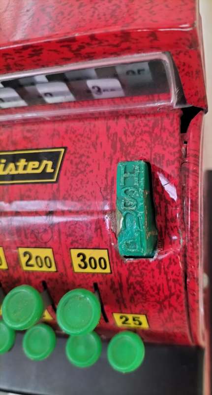 Vintage tin toy - cash register